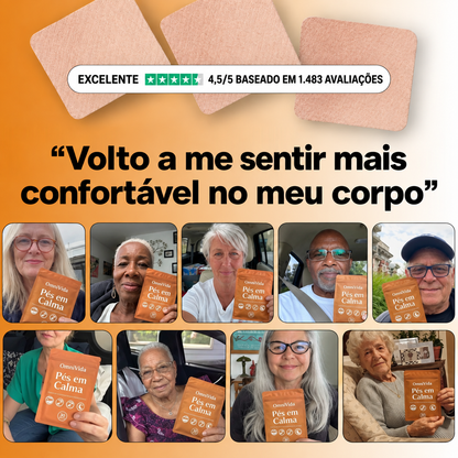 OmniVida Piedi in Calma™ – Cerotti Comfort per Bruciore, Formicolio e Piedi Addormentati