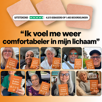 OmniVida Kalme Voeten™ – Comfortpleisters tegen een branderig gevoel, tintelingen en gevoelloze voeten