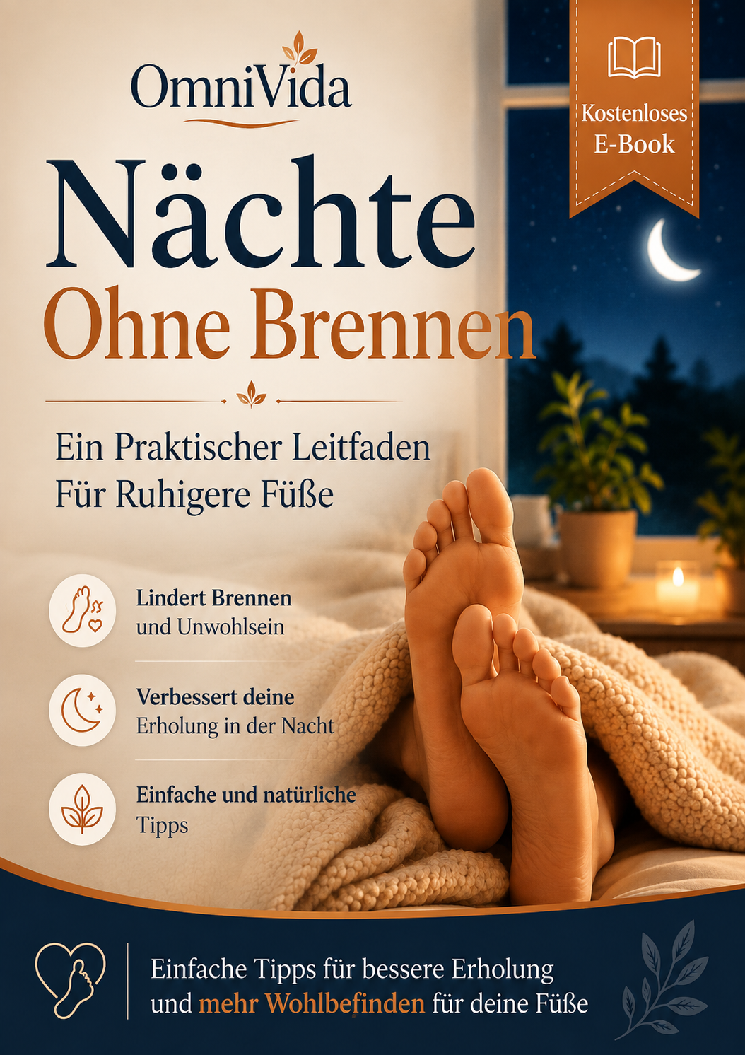 Nächte ohne Brennen: Ein praktischer Leitfaden für ruhigere Füße