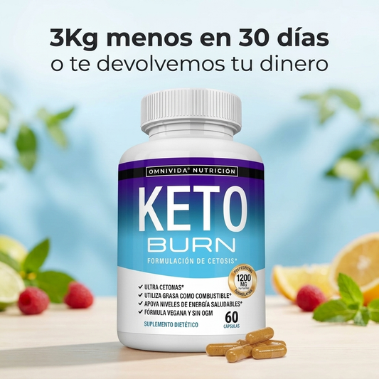 OmniVida Keto Burn | Apoyo al Metabolismo - Activa quema de grasa