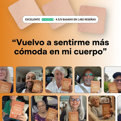 OmniVida Pies en Calma™ – Parches de Confort para Ardor, Hormigueo y Pies Dormidos
